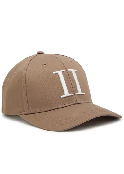 Les Deux Encore Logo-embroidered Cotton Cap In Brown
