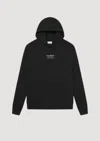 Les Deux Hooded Sweatshirt Featuring Ribbed Cuffs In Black