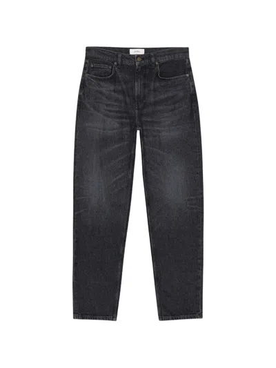 Les Deux Faded-effect Jeans In Black