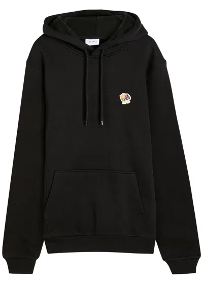 Les Deux Felipe Hooded Cotton Sweatshirt In Black
