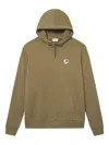 Les Deux Felipe Patch Hoodie In Green