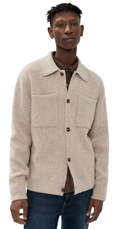 Les Deux Fischer Milano Overshirt Light Desert Sand Melange