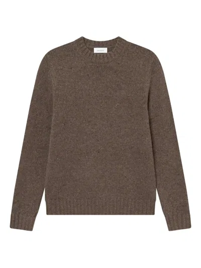 Les Deux Fleck Roundneck Jumper In Brown