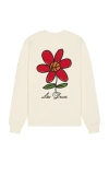 Les Deux Flower Basket Sweatshirt In Neutral