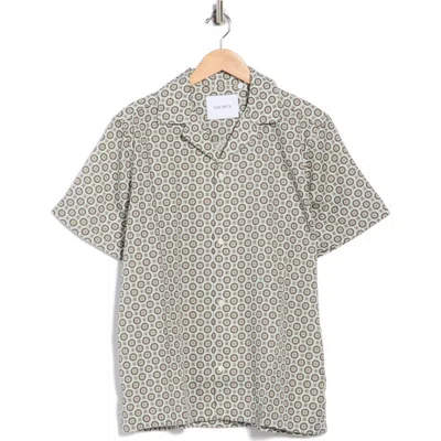 Les Deux Foulard Short Sleeve Shirt In Gray