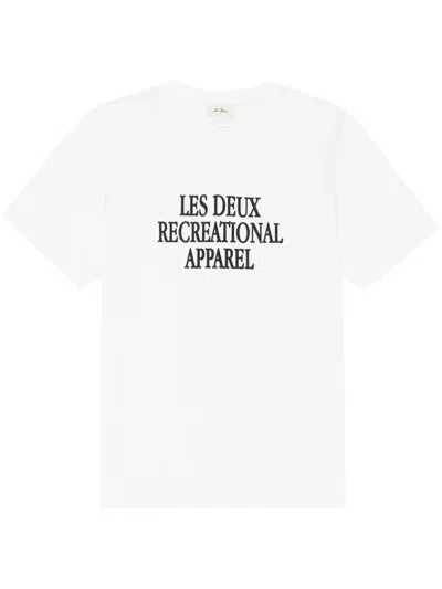 Les Deux From Copenhagen T-shirt In White