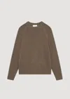 Les Deux Gilbert Crewneck Sweater In Brown