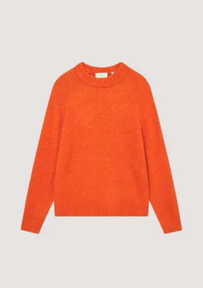 Les Deux Gilbert Crewneck Knit In Orange