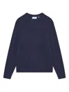 Les Deux Gilbert Raglan-sleeve Crewneck Sweater In Blue