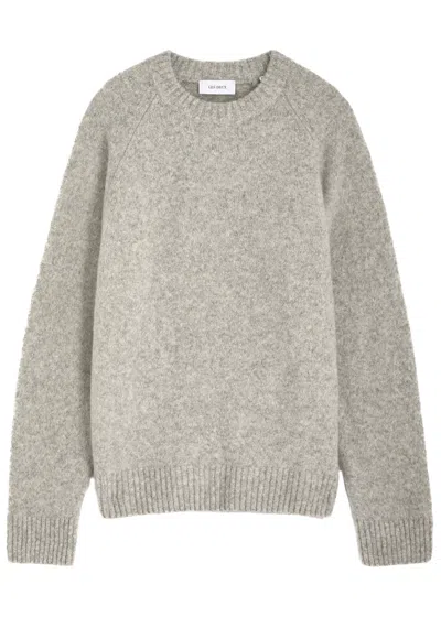 Les Deux Gilbert Wool-blend Jumper In Light Grey