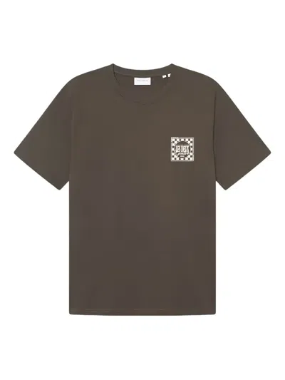 Les Deux Goods Printed T-shirt In Brown