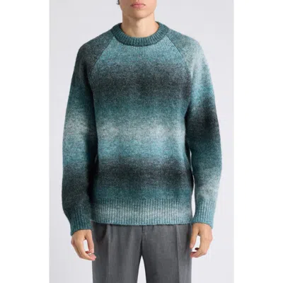 Les Deux Gradient Crewneck Sweater In Blue