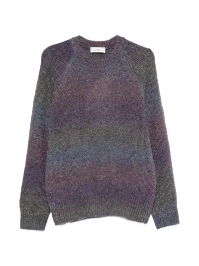 Les Deux Gradient-effect Raglan-sleeve Sweater In Multi