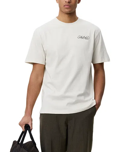 Les Deux Graphic Orchard Cotton Tee In Multi