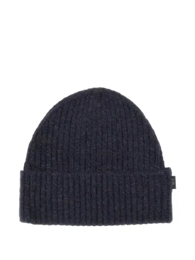 Les Deux Hat Rib Beanie In Blue