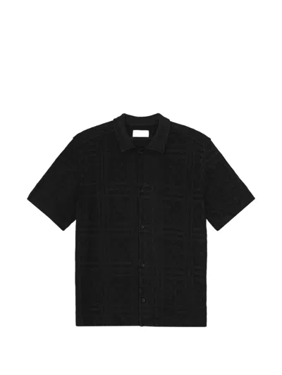 Les Deux Hector Short-sleeve Shirt In Black