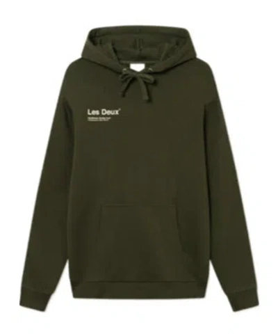 Les Deux Hooded Sweater In Black