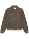 Les Deux Varsity Houndstooth Jacket In Brown
