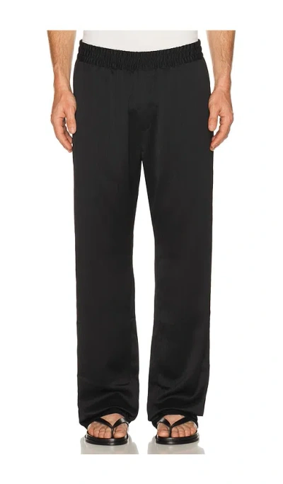 Les Deux Houston Plisse Pants In Black
