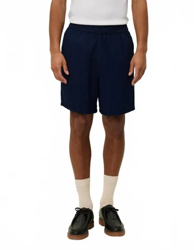 Les Deux Houston Stretchy Drawstring Shorts In Blue