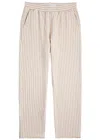 Les Deux Houston Structured Cotton-blend Trousers In Pink