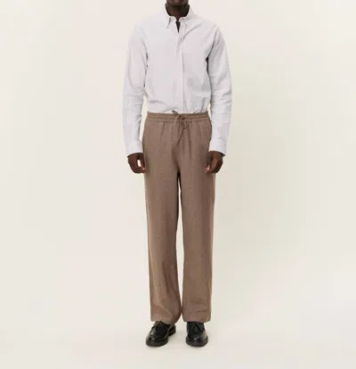 Les Deux Houston Wool Pants In Desert Taupe In Brown