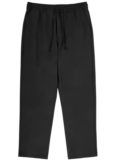 Les Deux Howie Stretch-nylon Trousers In Black