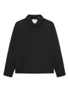 Les Deux Idris Padded Zip-up Jacket In Black