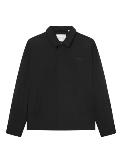 Les Deux Idris Padded Zip-up Jacket In Black