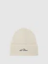 Les Deux Ivory Wayne Embroidered Beanie In Gray