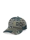Les Deux Jacquard Baseball Cap In Multi