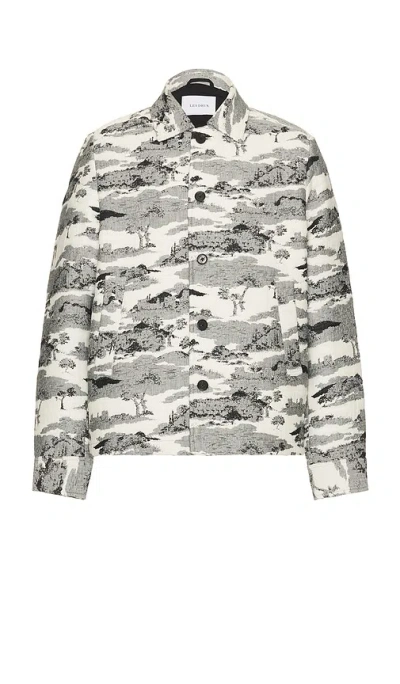 Les Deux Jaiden Ruins Jacquard Overshirt In Multi