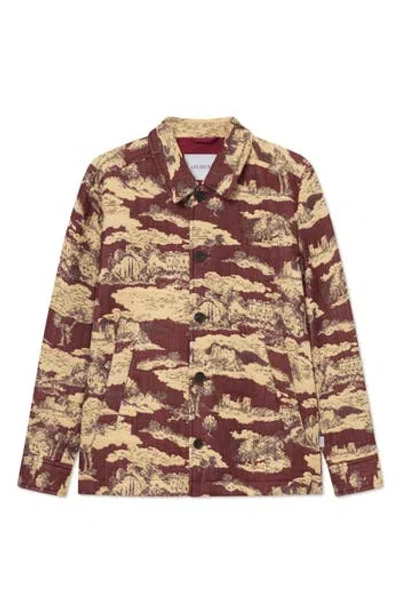Les Deux Jaiden Ruins Jacquard Overshirt In Multi