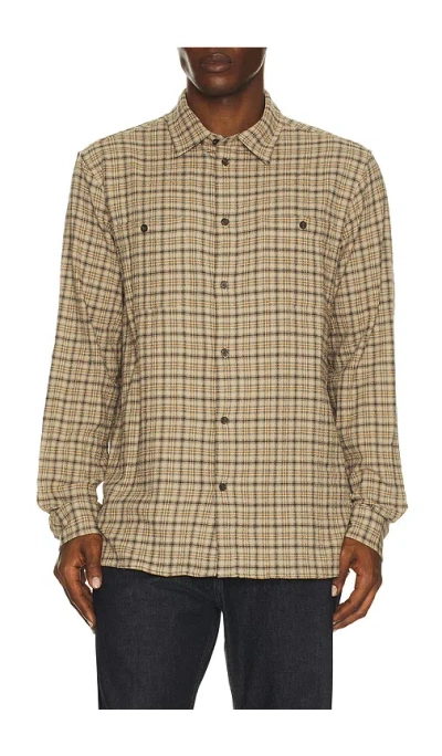 Les Deux John Check Shirt In Neutral