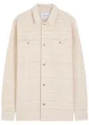 Les Deux Jonas Embroidered Woven Overshirt Jacket