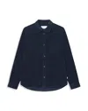 Les Deux Kody Corduroy Overshirt In Blue