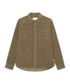 Les Deux Kody Corduroy Overshirt In Green