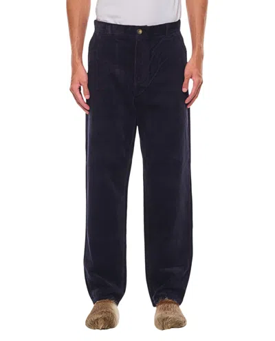 Les Deux Kody Heavy Corduroy Trousers In Blue