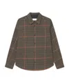 Les Deux Kody Button Front Overshirt In Black