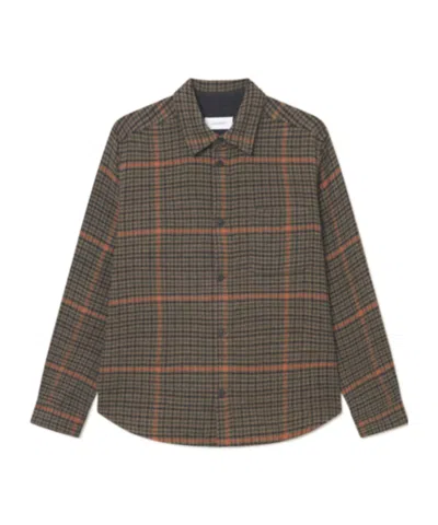 LES DEUX KODY HOUNDSTOOTH OVERSHIRT