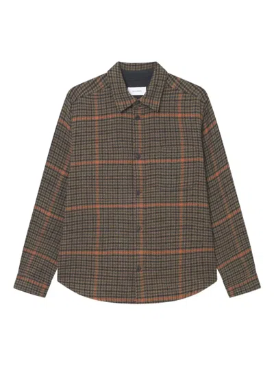 LES DEUX LES DEUX "KODY HOUNDSTOOTH" OVERSHIRT