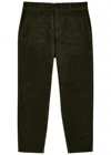 Les Deux Kody Straight-leg Corduroy Trousers In Dark Green