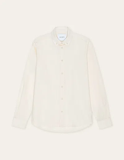 Les Deux Konrad Cotton Linen Shirt In White