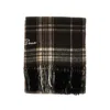 Les Deux L Scarf With Check Motif In Brown
