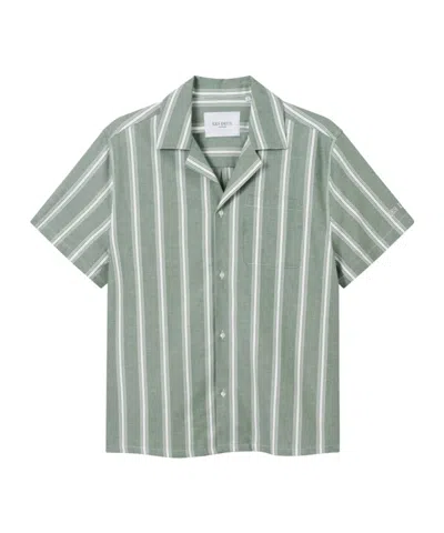 Les Deux Lapel Short-sleeved Shirt