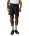 Les Deux Striped Drawstring Shorts In Blue
