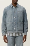 Les Deux Button-fastening Shirt Jacket In Blue