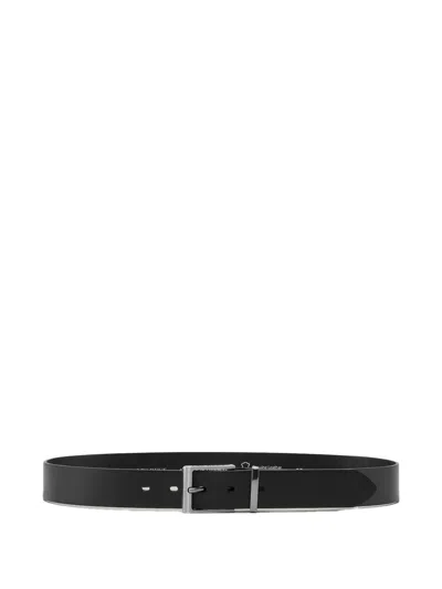 Les Deux Leather Belt In Black