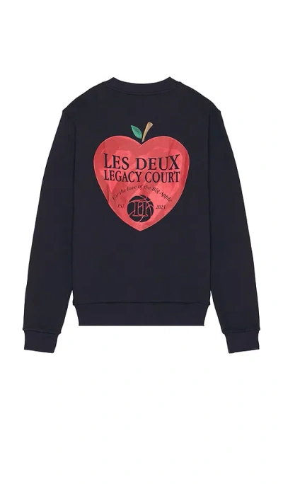 Les Deux Legacy Court Sweatshirt In 深海军蓝