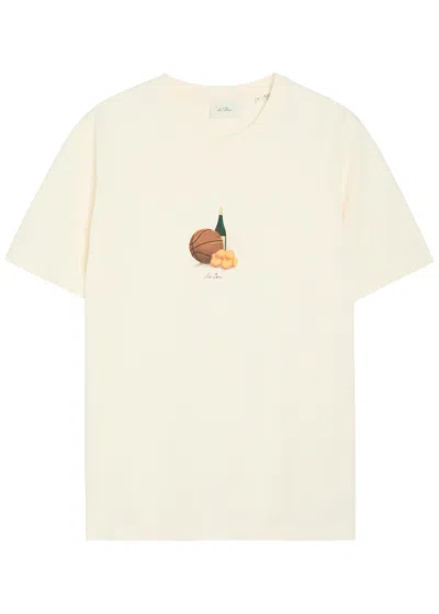 Les Deux Lemons Printed Cotton T-shirt In Multi